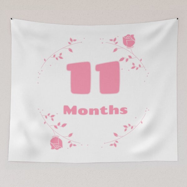 Item preview, Floral baby monthly milestone 11 months designed and sold by sully-boutique.