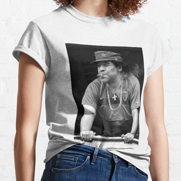 El Diego Maradona Argentina Football Classic T-Shirt