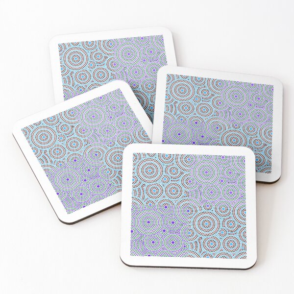 Item preview,  Geomatric Line Pattern Design Square Blue Purple designed and sold by kyds.