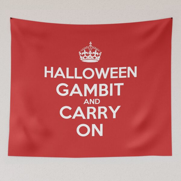 Item preview, Halloween Gambit and Carry On - Chess opening T-Shirt designed and sold by edygun.