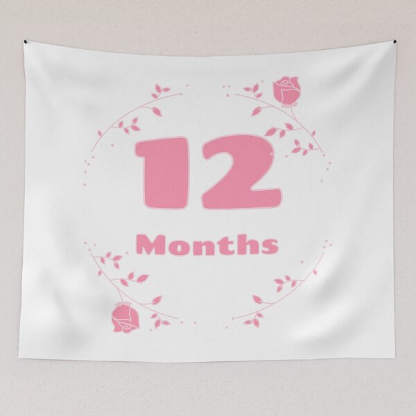 Item preview, Floral baby monthly milestone 12 months designed and sold by sully-boutique.