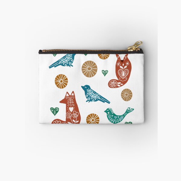Item preview, Folkart Foxes and Birds designed and sold by ESpencerArts.