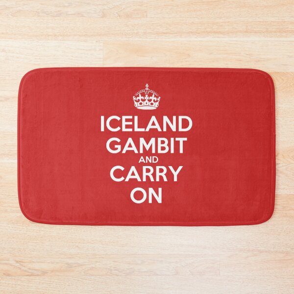 Item preview, Iceland Gambit and Carry On - Chess opening T-Shirt designed and sold by edygun.