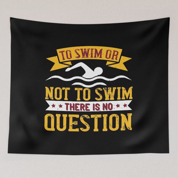 Item preview, To Swim Or Not To Swim designed and sold by GoodVibeDesign.