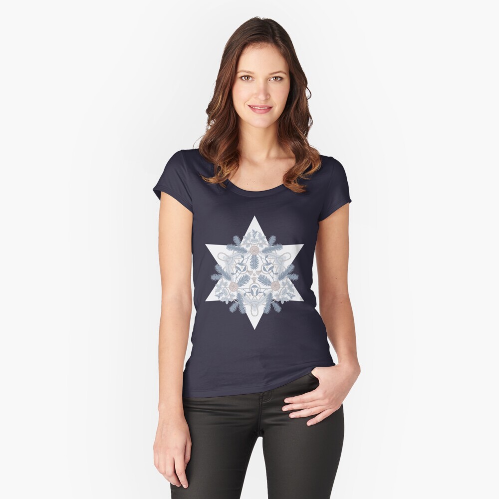 Item preview, Fitted Scoop T-Shirt designed and sold by karolfuldesigns.