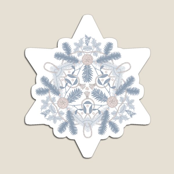 Item preview, Winter Evergreens Illustration on White  designed and sold by karolfuldesigns.