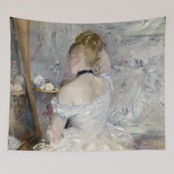 Artikelvorschau, Berthe Morisot - Frau in ihrer Toilette entworfen und verkauft von Impressionist Masters.