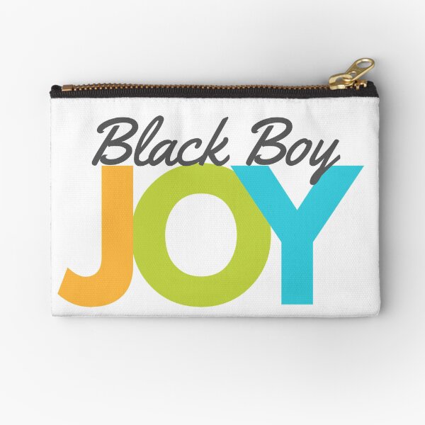 Black Boy Joy Zipper Pouch