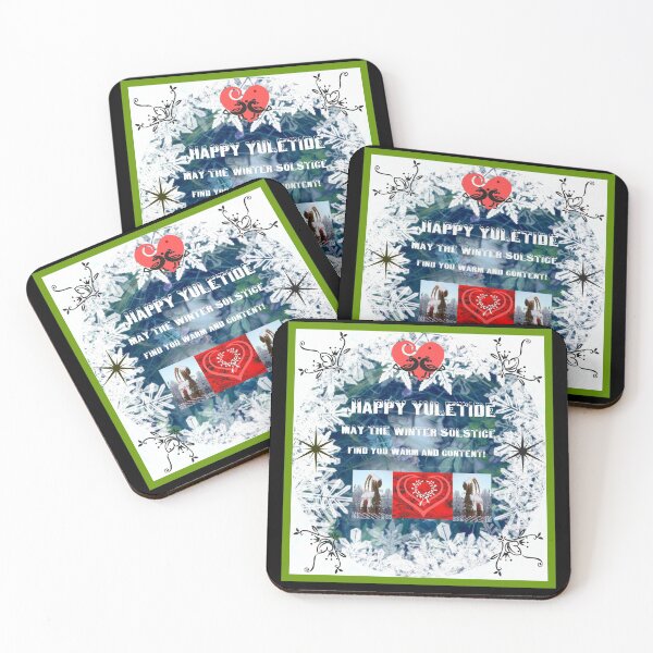 Item preview, Happy Yuletide May the Winter Solstice find you warm and content! designed and sold by Victoria Lynne Blakeman Bordelon.