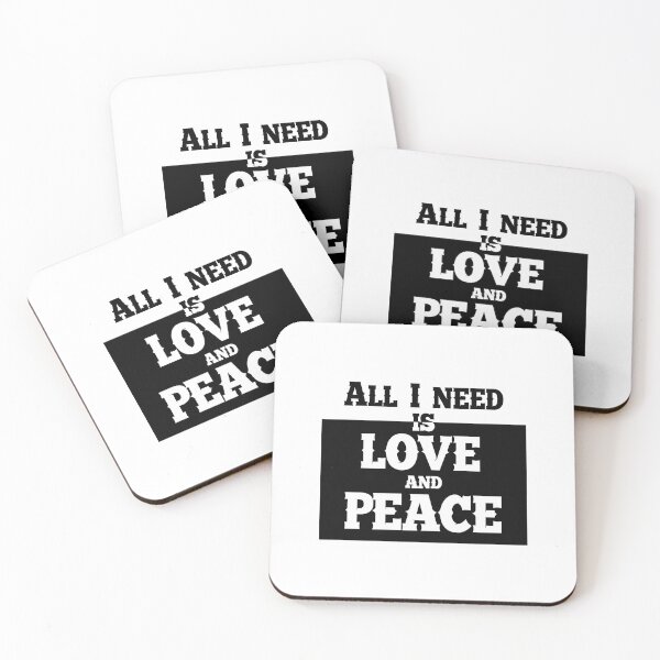 Item preview, All i need is love and peace designed and sold by Mandala & More.