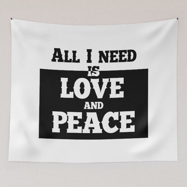 Item preview, All i need is love and peace designed and sold by Mandala & More.
