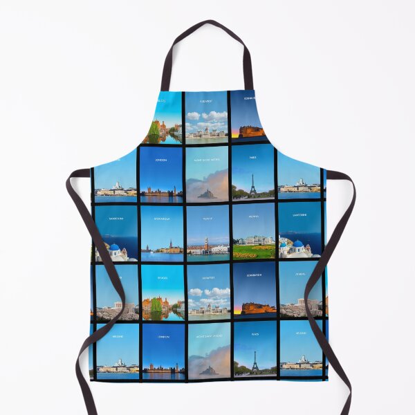 Item preview, European Landmarks Modern Travel Poster designed and sold by travelwitheric.