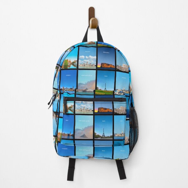 Item preview, European Landmarks Modern Travel Poster designed and sold by travelwitheric.