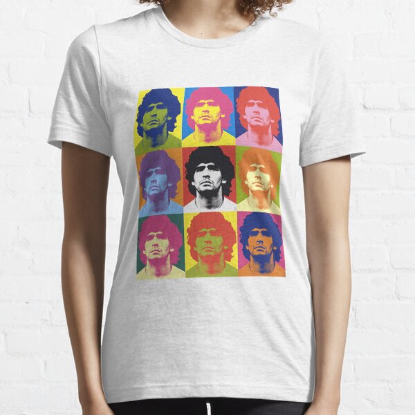 Warhol Maradona Essential T-Shirt