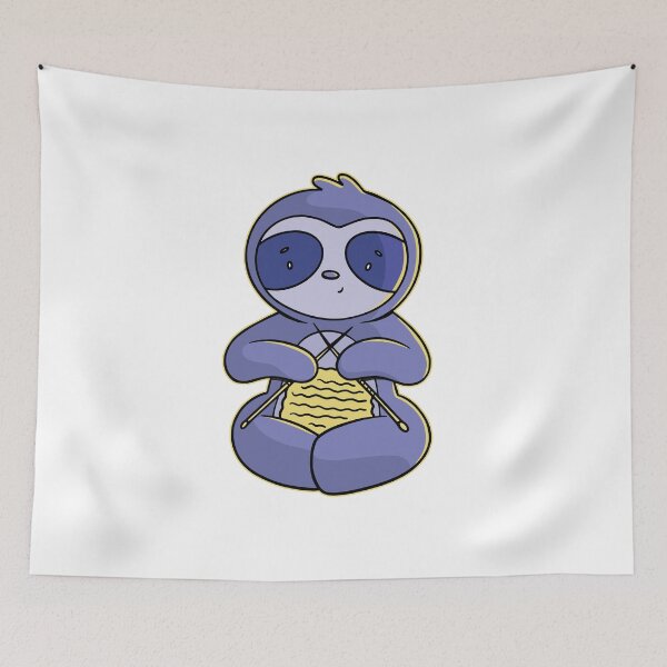 Item preview, Knitting sloth | Knit designed and sold by DerSenat.