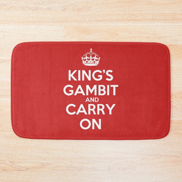 Item preview, King's Gambit and Carry On - Chess opening T-Shirt designed and sold by edygun.