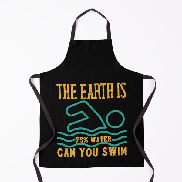 Item preview, The Earth Is 75% Water Can You Swim designed and sold by GoodVibeDesign.