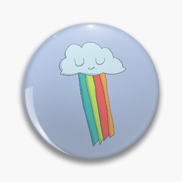 Item preview, Kawaii Happy Rainbow Cloud designed and sold by Chubuter.
