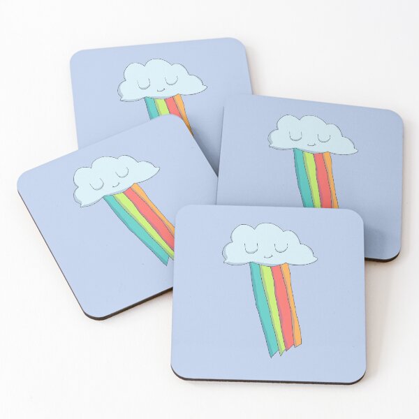 Item preview, Kawaii Happy Rainbow Cloud designed and sold by Chubuter.