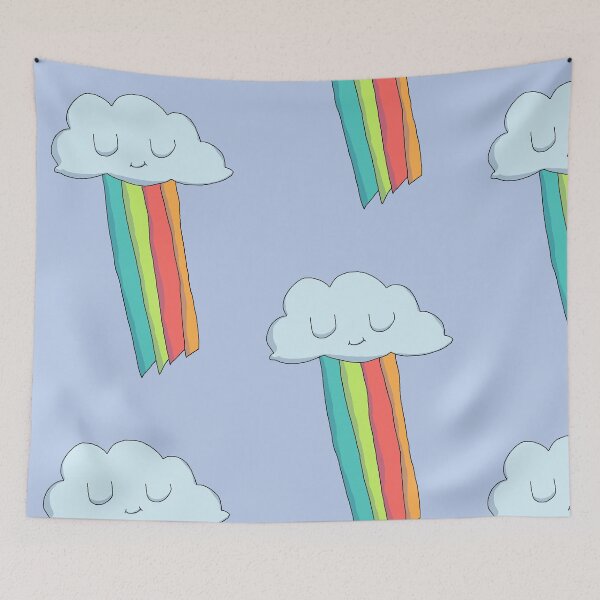 Item preview, Kawaii Happy Rainbow Cloud designed and sold by Chubuter.