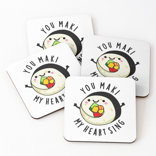 Item preview, You Maki My Heart Sing Funny Sushi Puns  designed and sold by punnybone.