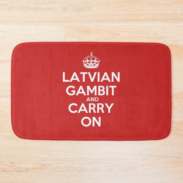 Item preview, Latvian Gambit and Carry On - Chess opening T-Shirt designed and sold by edygun.