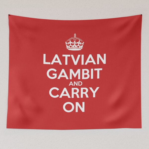 Item preview, Latvian Gambit and Carry On - Chess opening T-Shirt designed and sold by edygun.