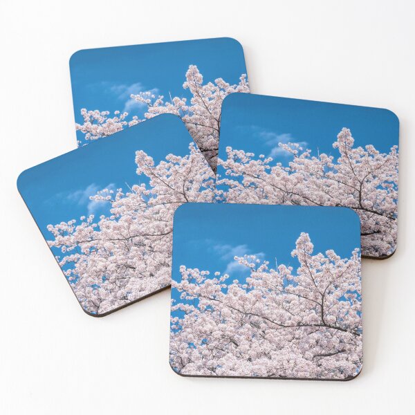Item preview, Cherry blossom tree. Pink flowers and blue sky designed and sold by Sasas Photography.