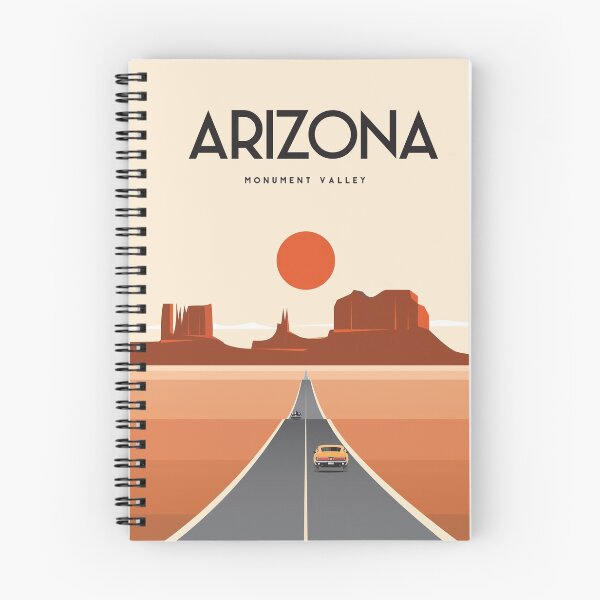Item preview, Arizona travel poster Monument Valley designed and sold by Arctic frame studio.