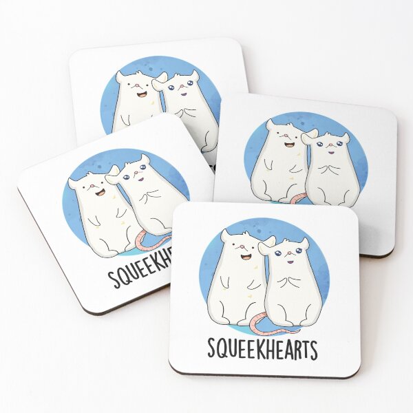 Item preview, Squeekhearts Funny Mouse Puns  designed and sold by punnybone.