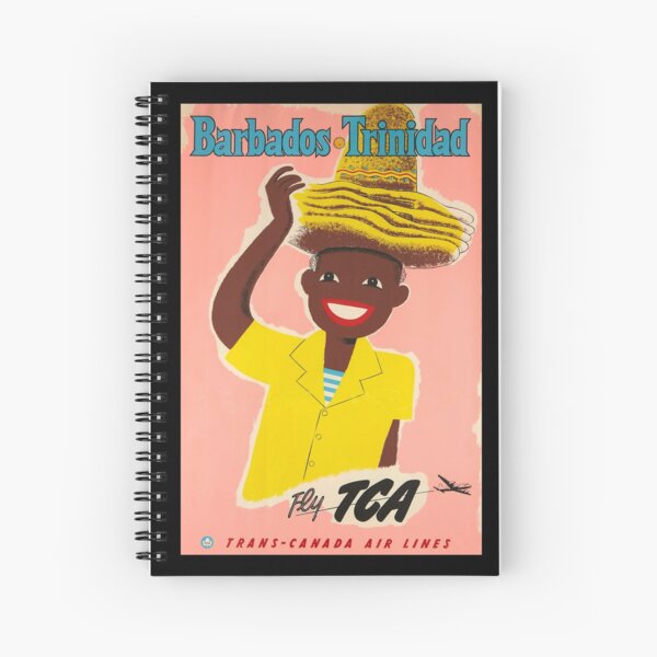 Item preview, retro classic Barbados and Trinidad poster designed and sold by CorasPosters.