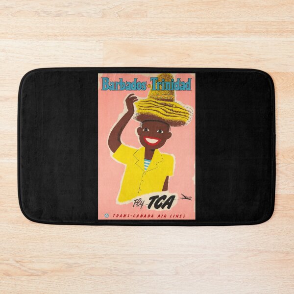 Item preview, retro classic Barbados and Trinidad poster designed and sold by CorasPosters.