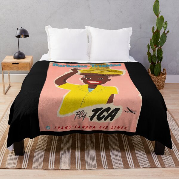 Item preview, retro classic Barbados and Trinidad poster designed and sold by CorasPosters.
