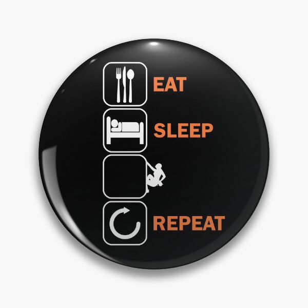Item preview, Eat Sleep Climbing Bouldering Climber designed and sold by DerNerd.