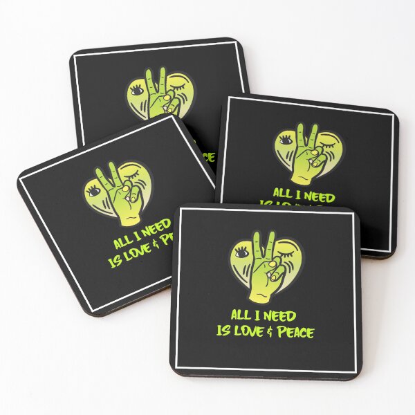 Item preview, ALL I NEED IS LOVE AND PEACE designed and sold by TeesKeeper.