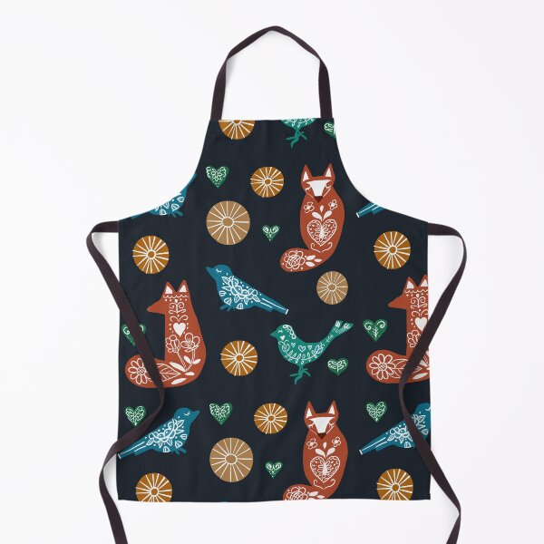 Item preview, Folkart Foxes and Birds designed and sold by ESpencerArts.
