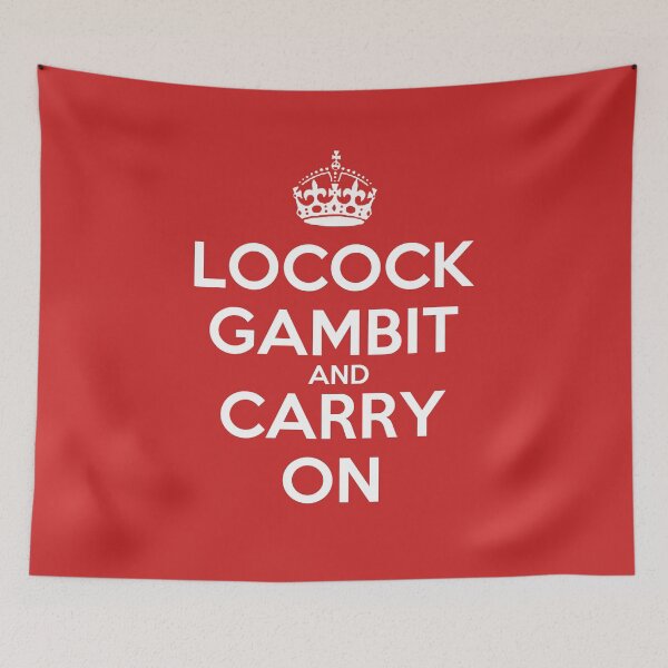 Item preview, Locock Gambit and Carry On - Chess opening T-Shirt designed and sold by edygun.