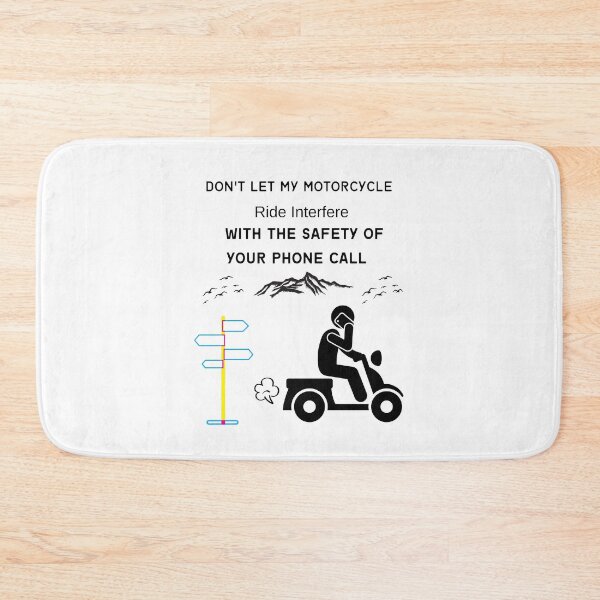 Item preview, Don't Let My Motorcycle Ride Interfere with the Safety of your Phone Call designed and sold by piskwi.