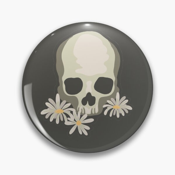 Item preview, Skulls and Daisies designed and sold by Natasha Greene.