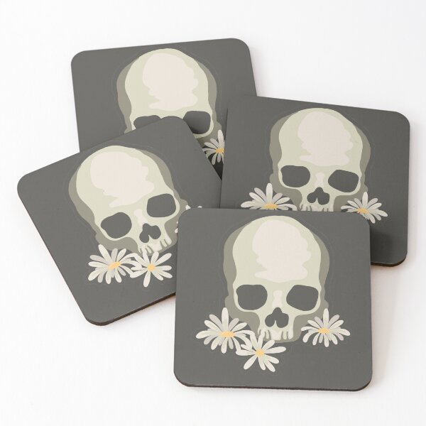 Item preview, Skulls and Daisies designed and sold by Natasha Greene.