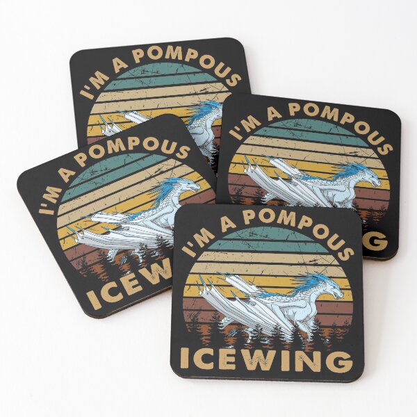 Item preview, Vintage retro Icewing wings of fire dragon beautiful art designed and sold by RonVictoria95.