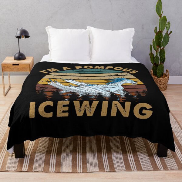 Item preview, Vintage retro Icewing wings of fire dragon beautiful art designed and sold by RonVictoria95.
