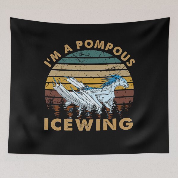 Item preview, Vintage retro Icewing wings of fire dragon beautiful art designed and sold by RonVictoria95.