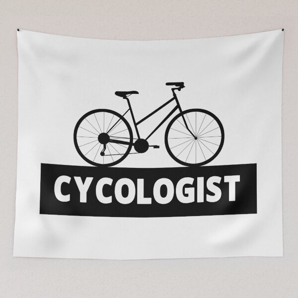 Item preview, Cycologist T Shirt Design in Black designed and sold by WDoranDesigns.