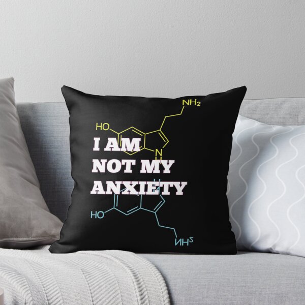 Item preview, I am not my anxiety serotonin symbol designed and sold by bittergodart.