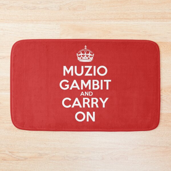 Item preview, Muzio Gambit and Carry On - Chess opening T-Shirt designed and sold by edygun.