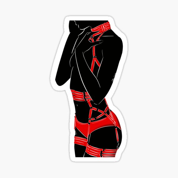 Sexy Woman Luxury Lingerie Sticker By Culturesensible Redbubble 