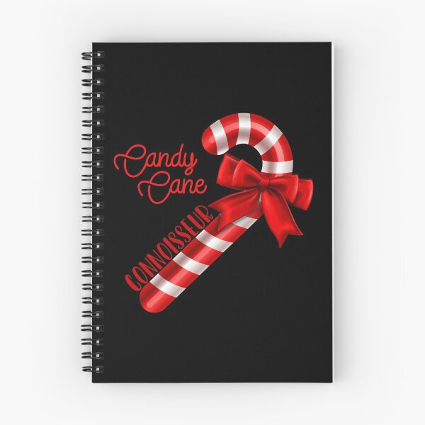 Item preview, Candy Cane Connoisseur - Single (Black Background) designed and sold by PawsitiveMum.