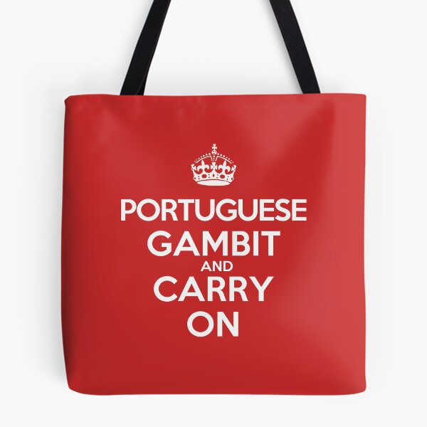 Item preview, Portuguese Gambit and Carry On - Chess opening T-Shirt designed and sold by edygun.