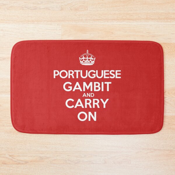 Item preview, Portuguese Gambit and Carry On - Chess opening T-Shirt designed and sold by edygun.